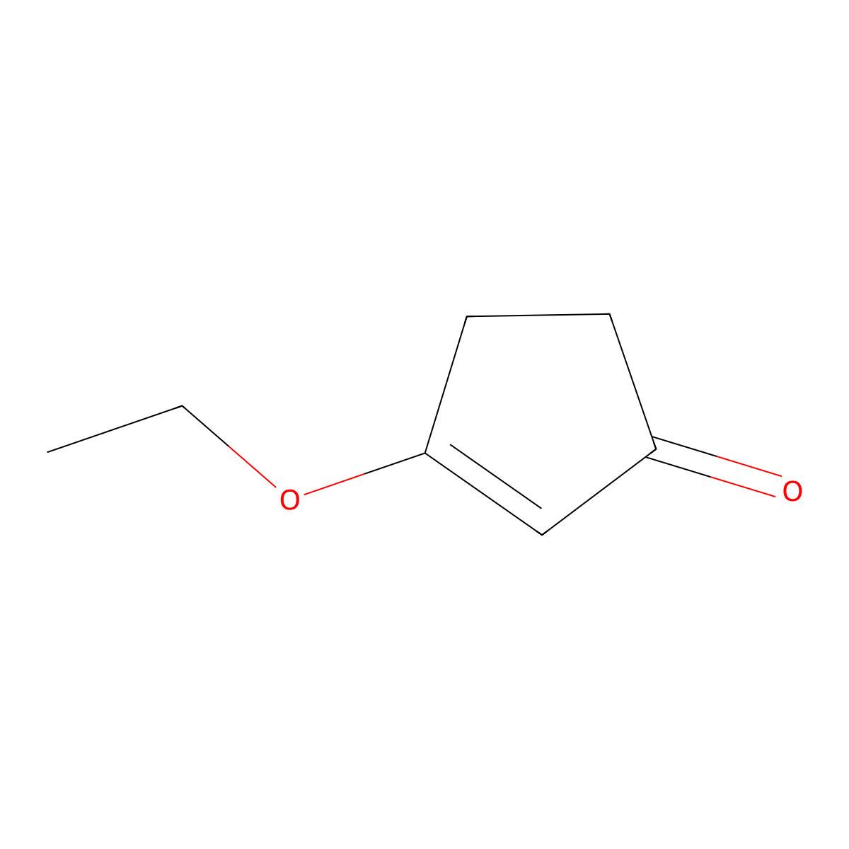 3-Ethoxycyclopent-2-en-1-one molecular structure, CAS 22627-70-9