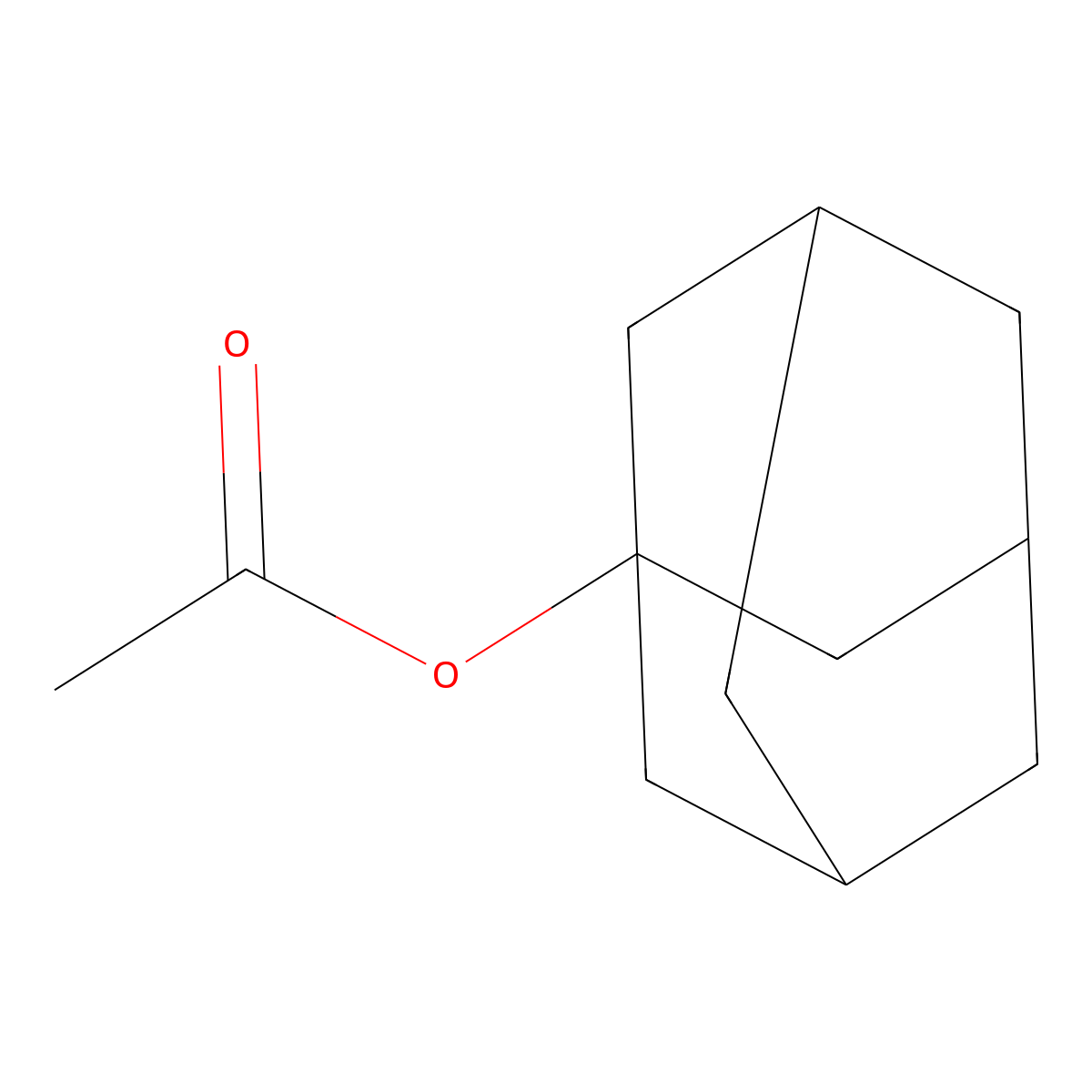 1-Adamantyl acetate molecular structure, CAS 22635-62-7