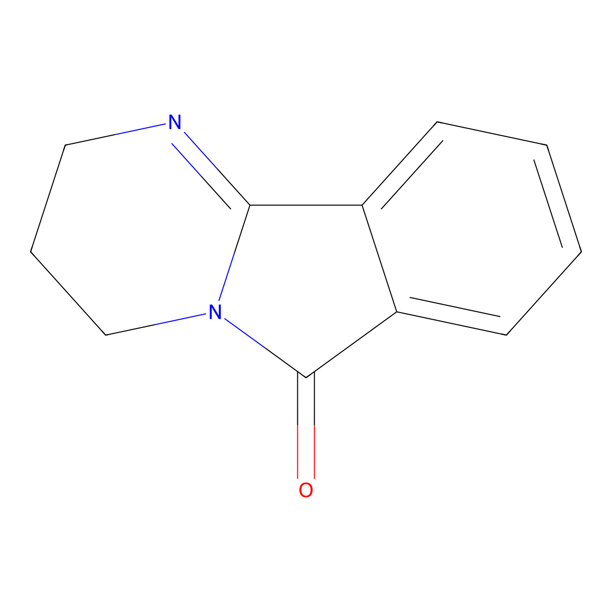 3,4-Dihydropyrimido(2,1-A)isoindol-6(2H)-one molecular structure, CAS 22641-00-5