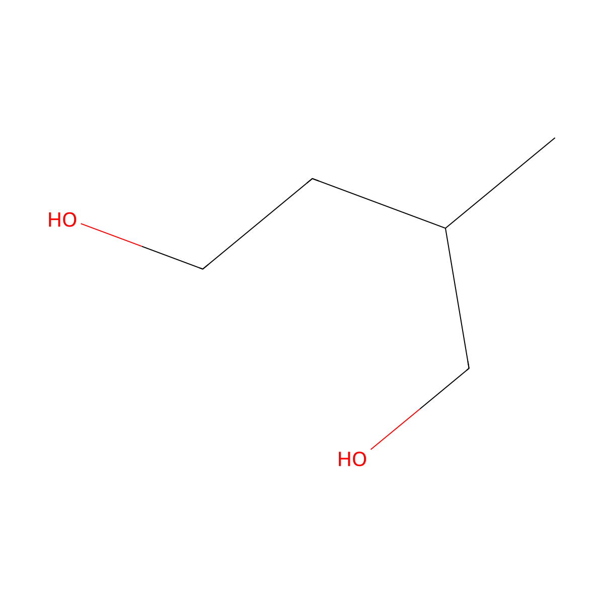 (2R)-2-Methyl-1,4-butanediol molecular structure, CAS 22644-28-6