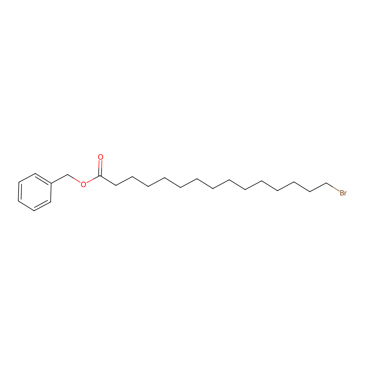 Benzyl 15-bromopentadecanoate molecular structure, CAS 2265191-44-2