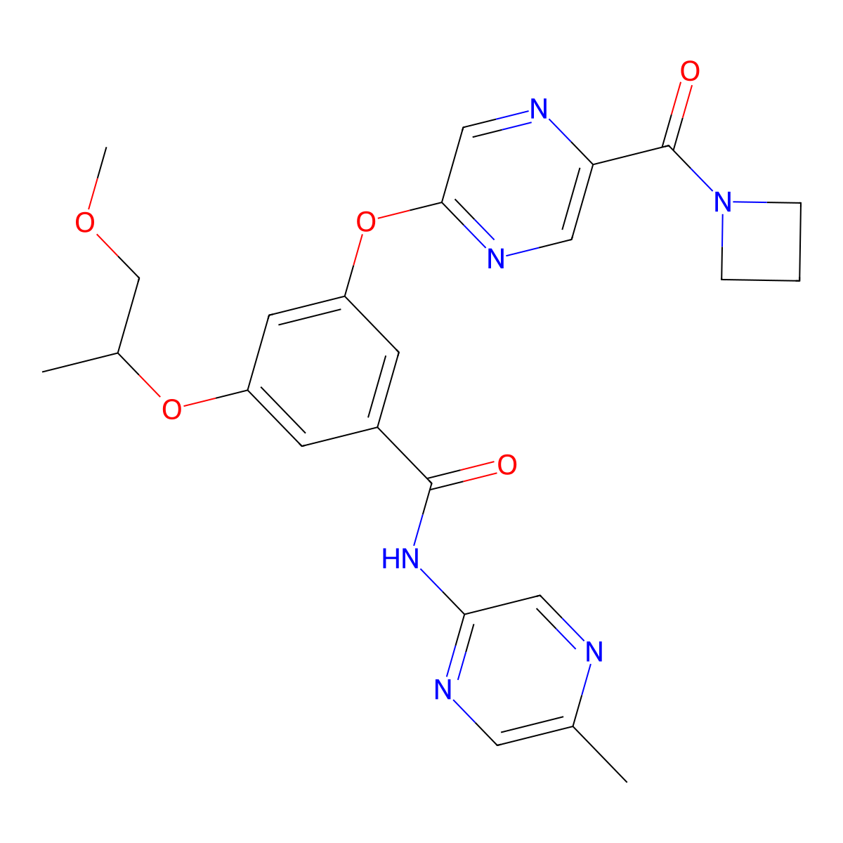 Azd-1656 racemate molecular structure, CAS 2265194-11-2