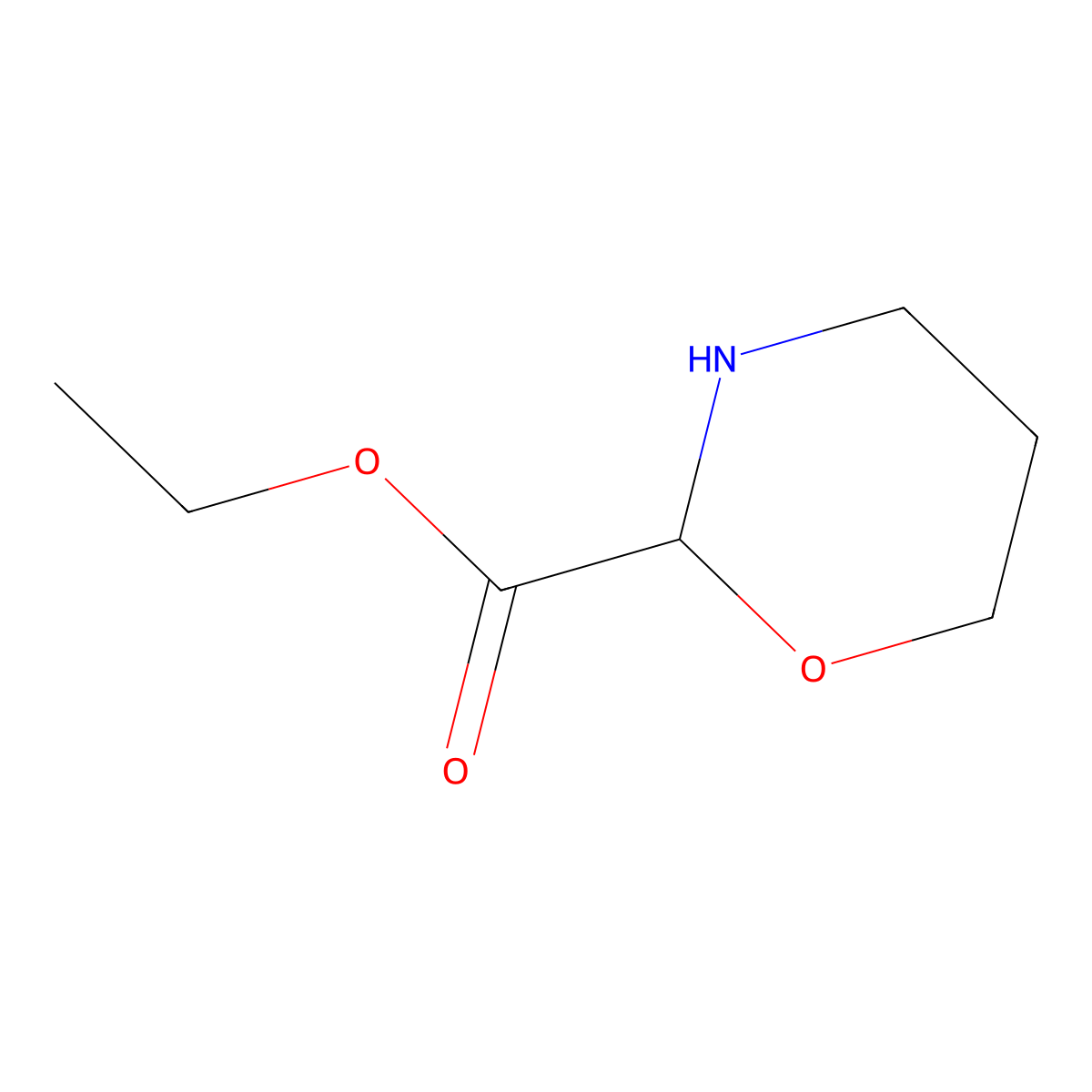 Ethyl 1,3-oxazinane-2-carboxylate molecular structure, CAS 2265236-99-3