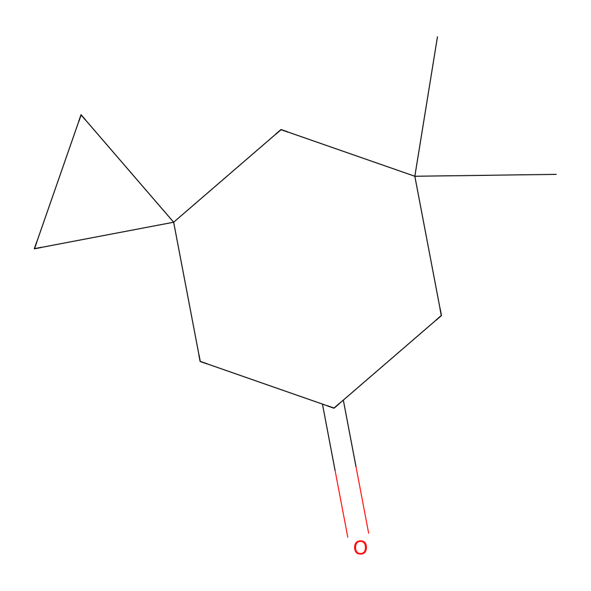 7,7-Dimethylspiro[2.5]octan-5-one molecular structure, CAS 226548-25-0