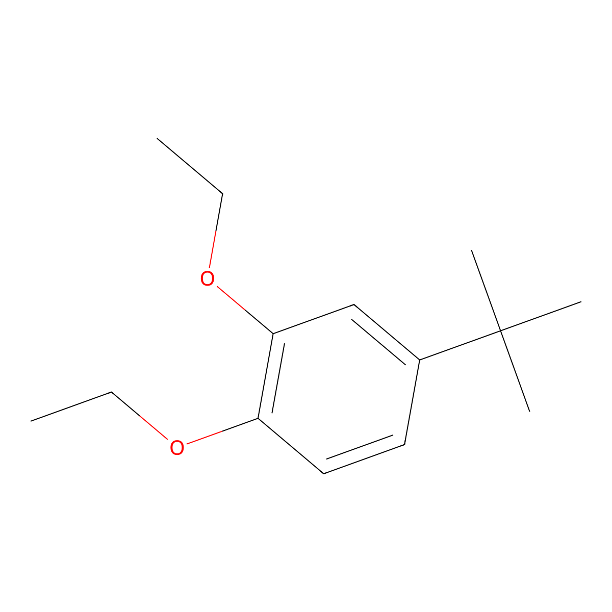 4-(1,1-Dimethylethyl)-1,2-diethoxybenzene molecular structure, CAS 226555-37-9