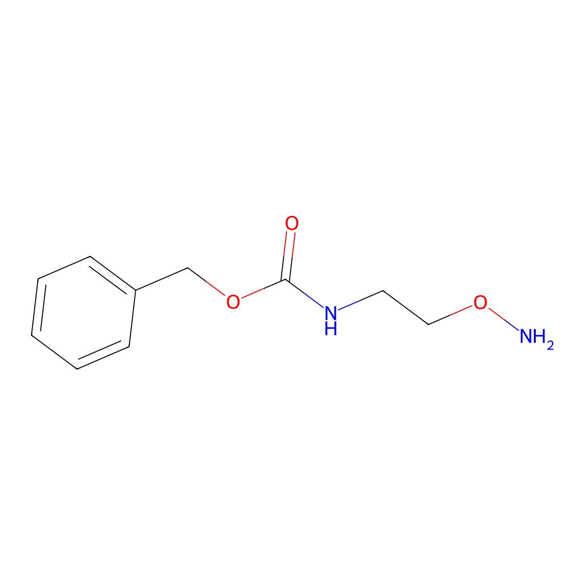 Benzyl (2-(aminooxy)ethyl)carbamate molecular structure, CAS 226569-28-4