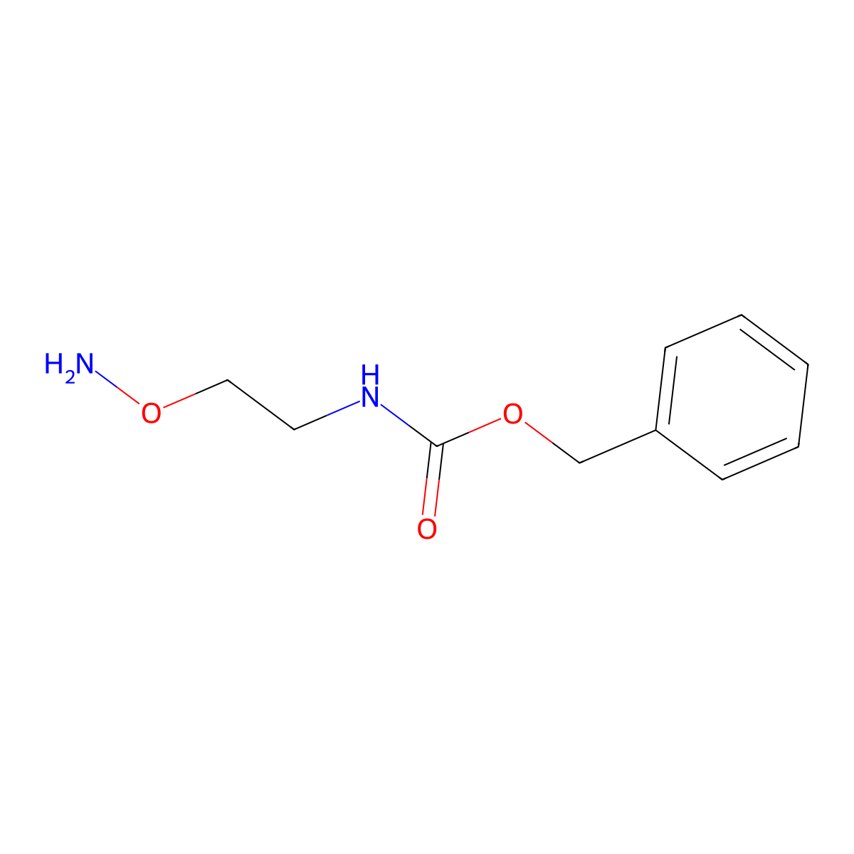 Benzyl (2-(aminooxy)ethyl)carbamate molecular structure, CAS 226569-28-4
