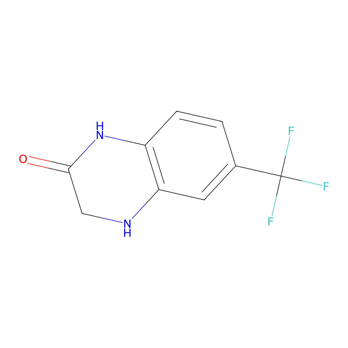 6-(Trifluoromethyl)-3,4-dihydroquinoxalin-2(1H)-one molecular structure, CAS 226575-78-6