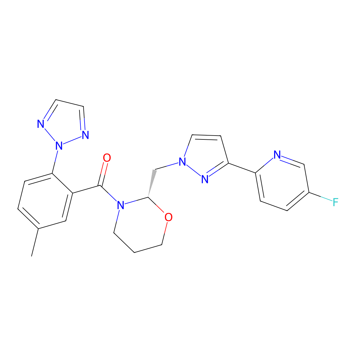 Vornorexant molecular structure, CAS 2265899-49-6