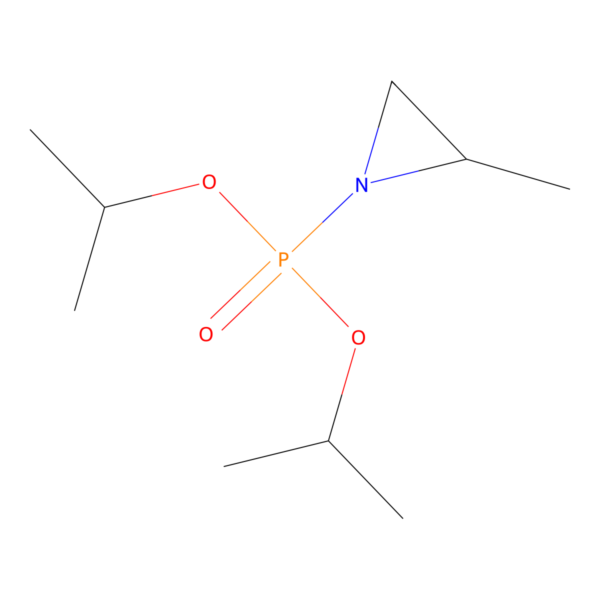 (2R)-1-diisopropoxyphosphoryl-2-methylaziridine molecular structure, CAS 2265921-86-4