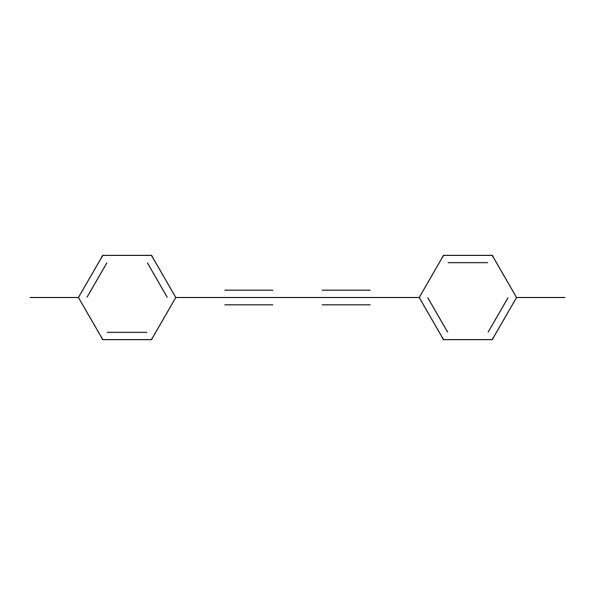 Di-p-tolylbutadiyne molecular structure, CAS 22666-07-5