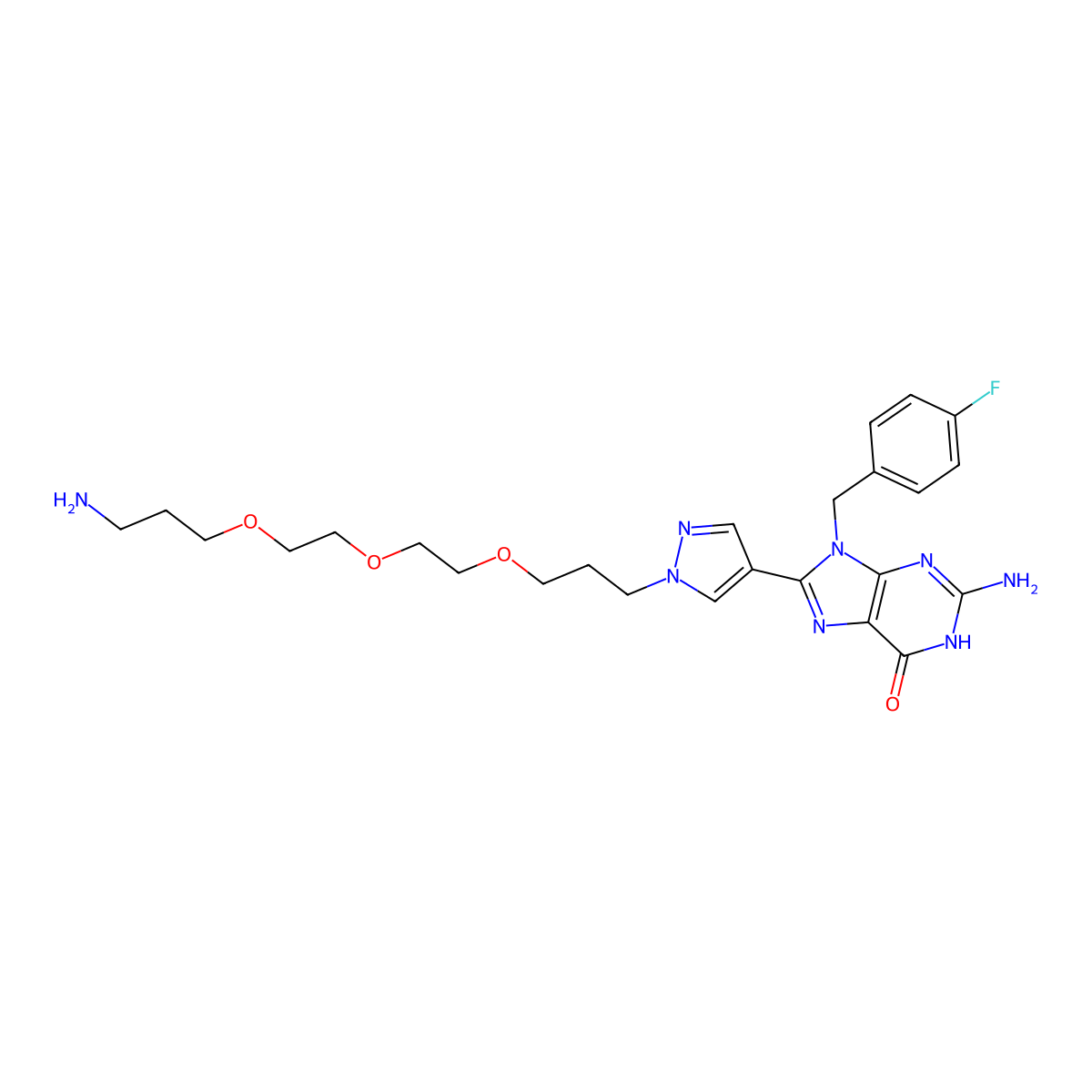Amino-PEG3-2G degrader-1 molecular structure, CAS 2267315-06-8
