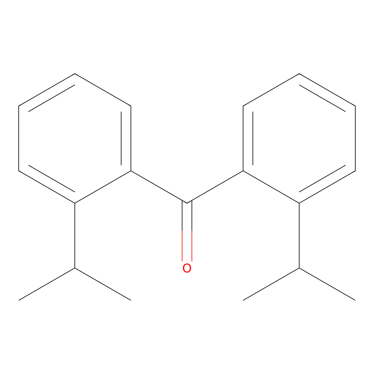Bis(2-isopropylphenyl)methanone molecular structure, CAS 22679-50-1