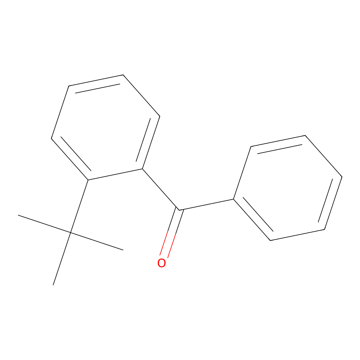 (2-tert-Butylphenyl)(phenyl)methanone molecular structure, CAS 22679-53-4