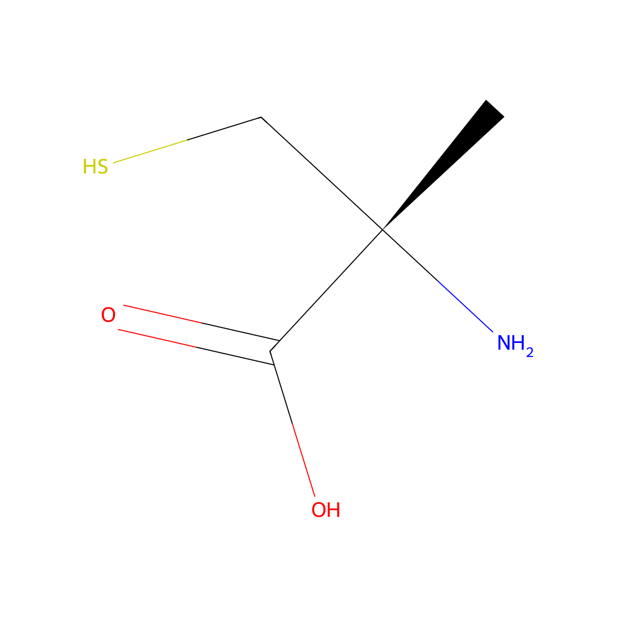 2-Methylcysteine molecular structure, CAS 22681-73-8