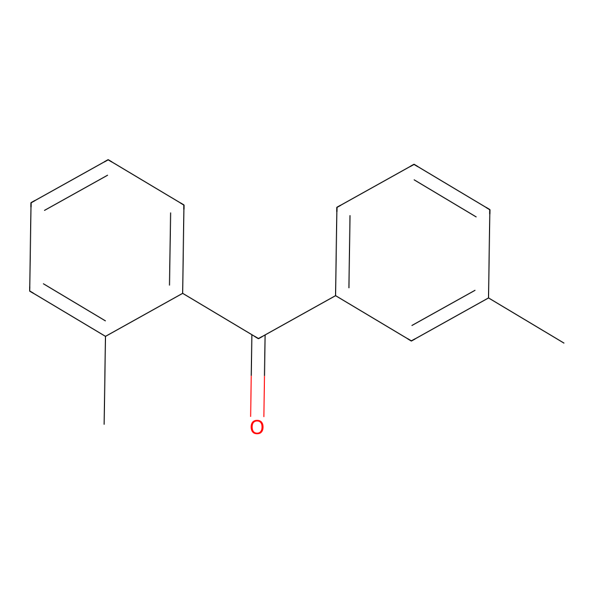 (2-Methylphenyl)(3-methylphenyl)methanone molecular structure, CAS 22682-29-7