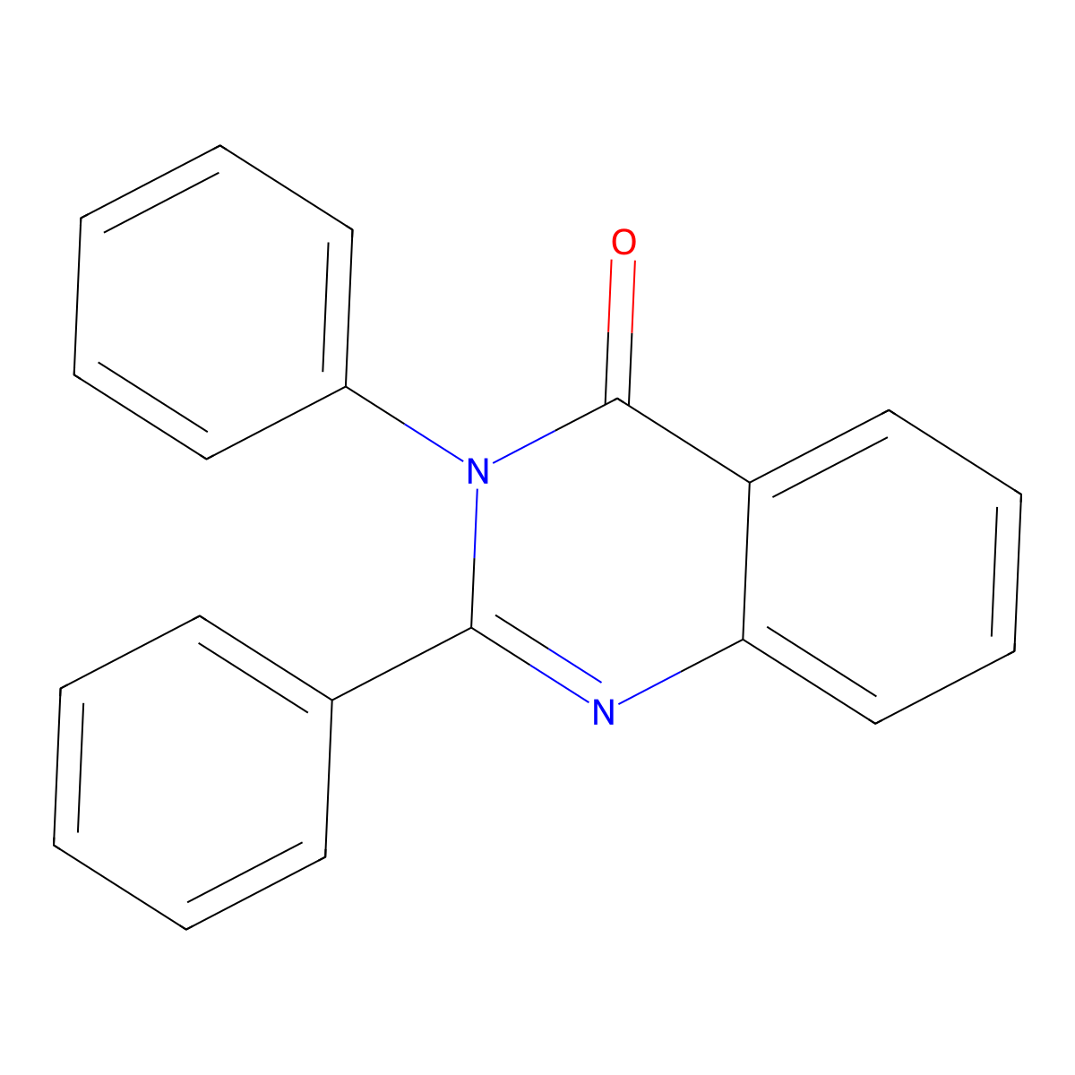 2,3-Diphenyl-4(3H)-quinazolinone molecular structure, CAS 22686-82-4