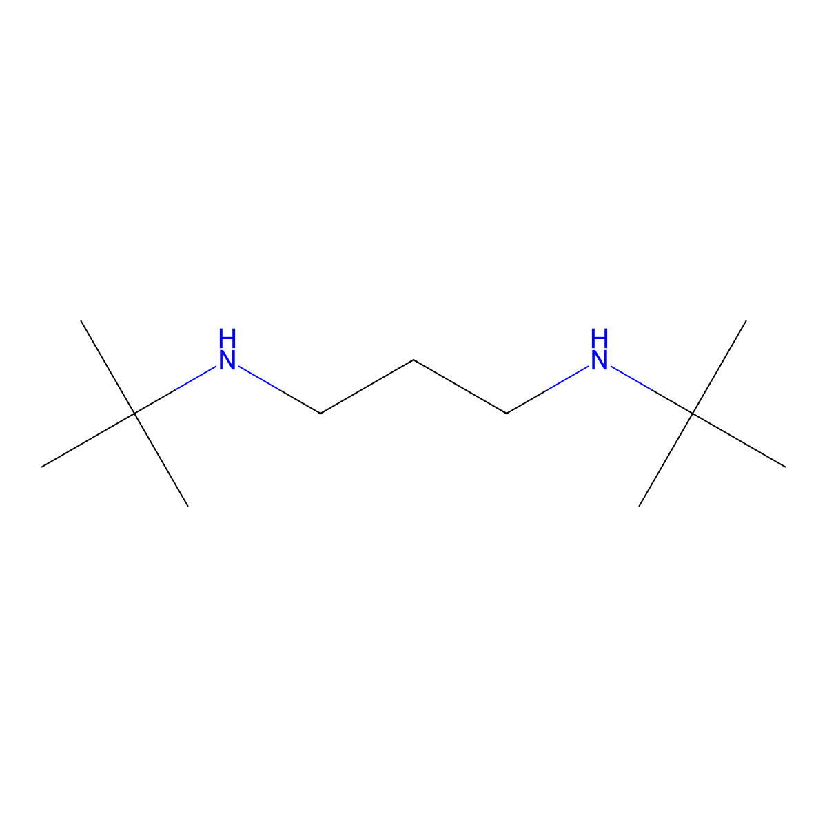 N,N'-Di-t-butyl-trimethylenediamine molecular structure, CAS 22687-38-3