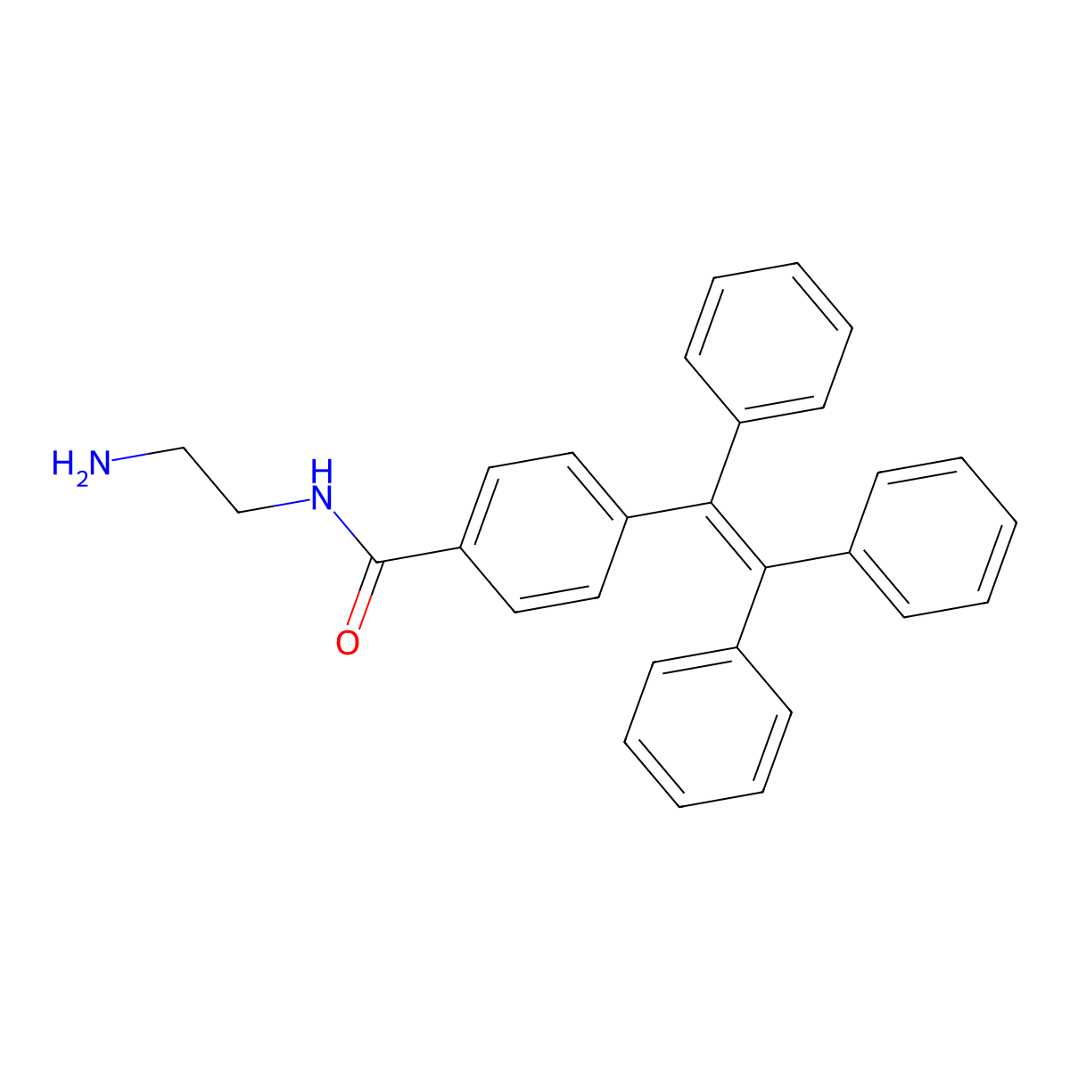 N-(2-Aminoethyl)-4-(1,2,2-triphenylvinyl)benzamide molecular structure, CAS 2268818-25-1