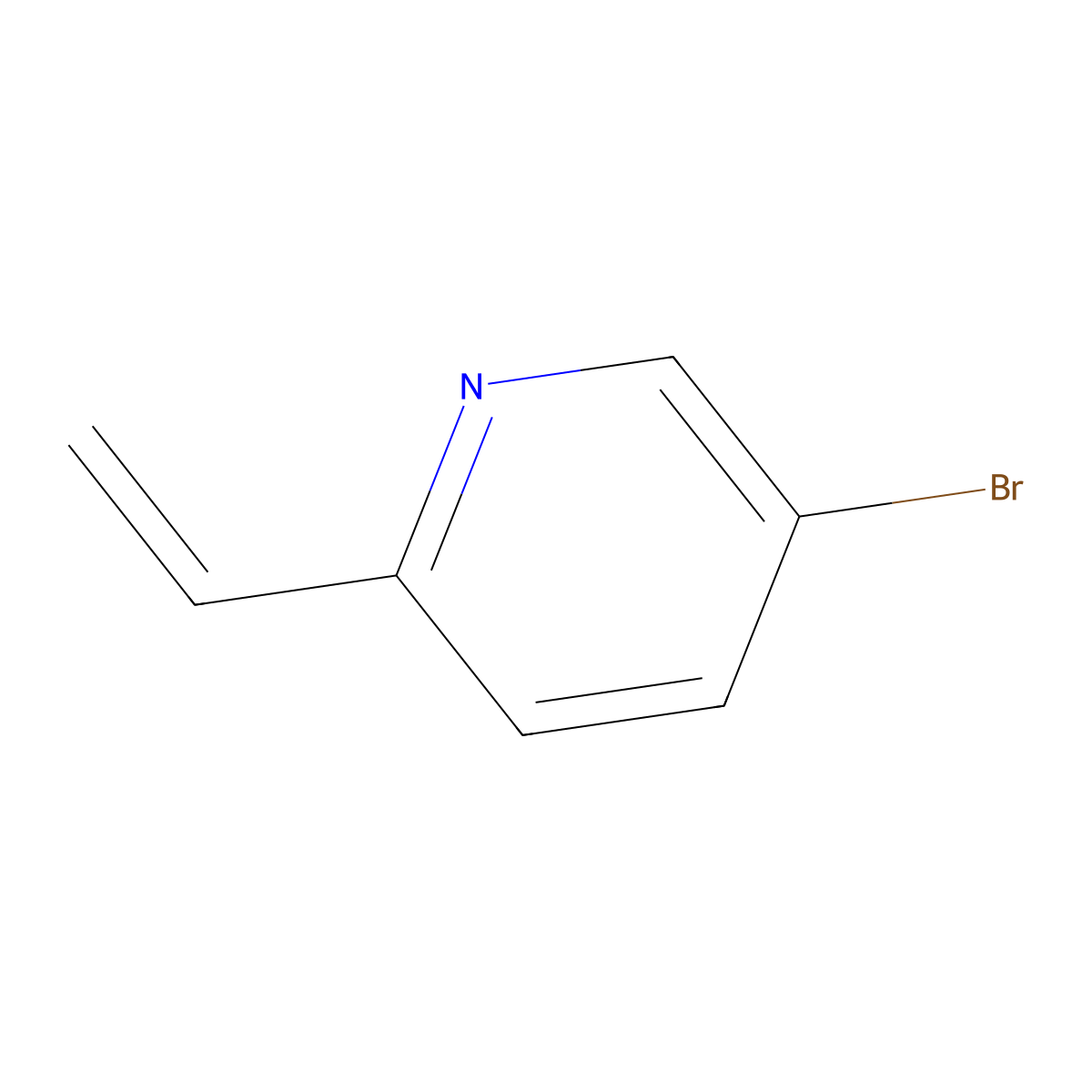 5-Bromo-2-ethenylpyridine molecular structure, CAS 226883-52-9