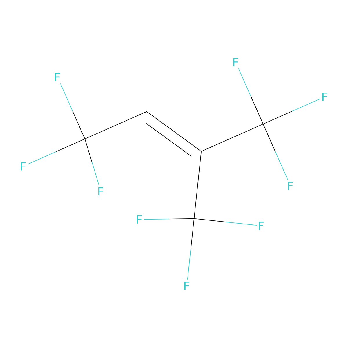3H-Perfluoro-2-butene molecular structure, CAS 22692-37-1