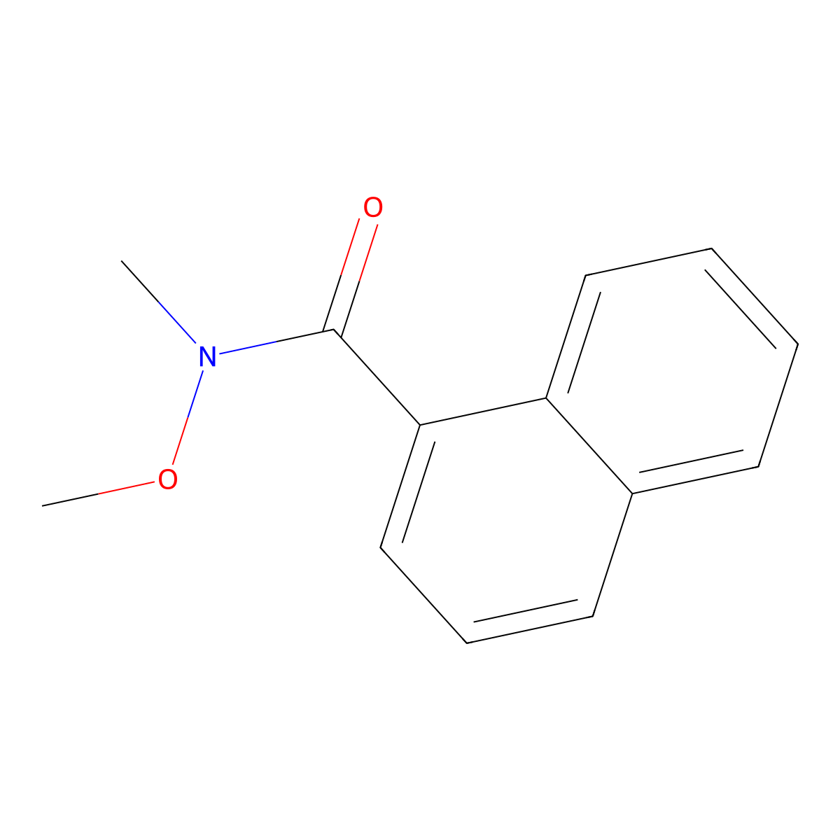 N-methoxy-N-methylnaphthalene-1-carboxamide molecular structure, CAS 226931-26-6