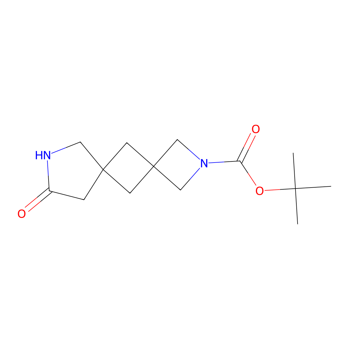 tert-Butyl 9-oxo-2,8-diazadispiro[3.1.46.14]undecane-2-carboxylate molecular structure, CAS 2269513-13-3