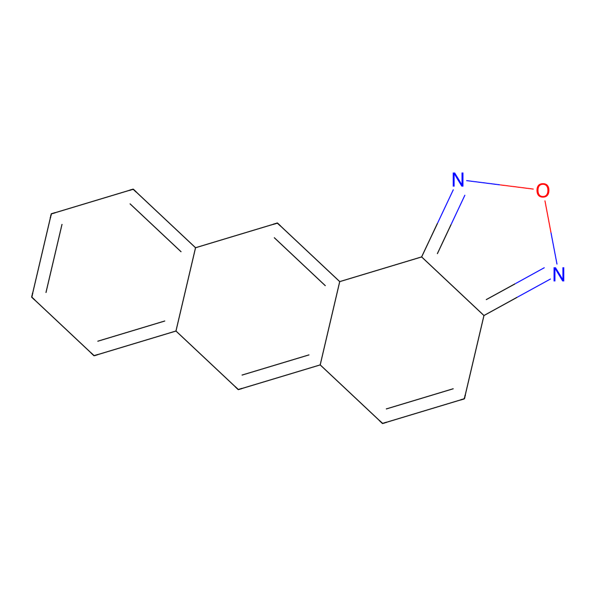 Anthra[1,2-C][1,2,5]oxadiazole molecular structure, CAS 227-69-0