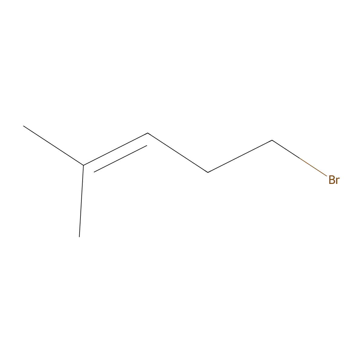 5-Bromo-2-methyl-2-pentene molecular structure, CAS 2270-59-9