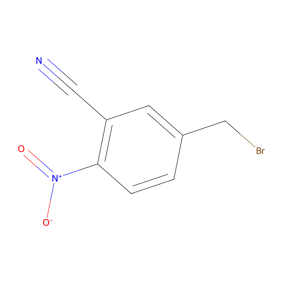 5-(Bromomethyl)-2-nitrobenzonitrile molecular structure, CAS 227016-67-3