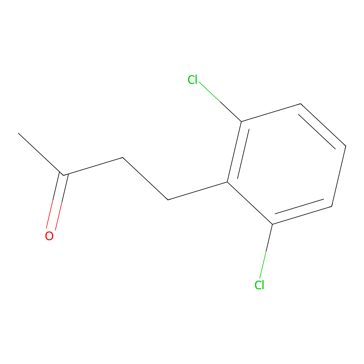 4-(2,6-Dichlorophenyl)butan-2-one molecular structure, CAS 227027-70-5