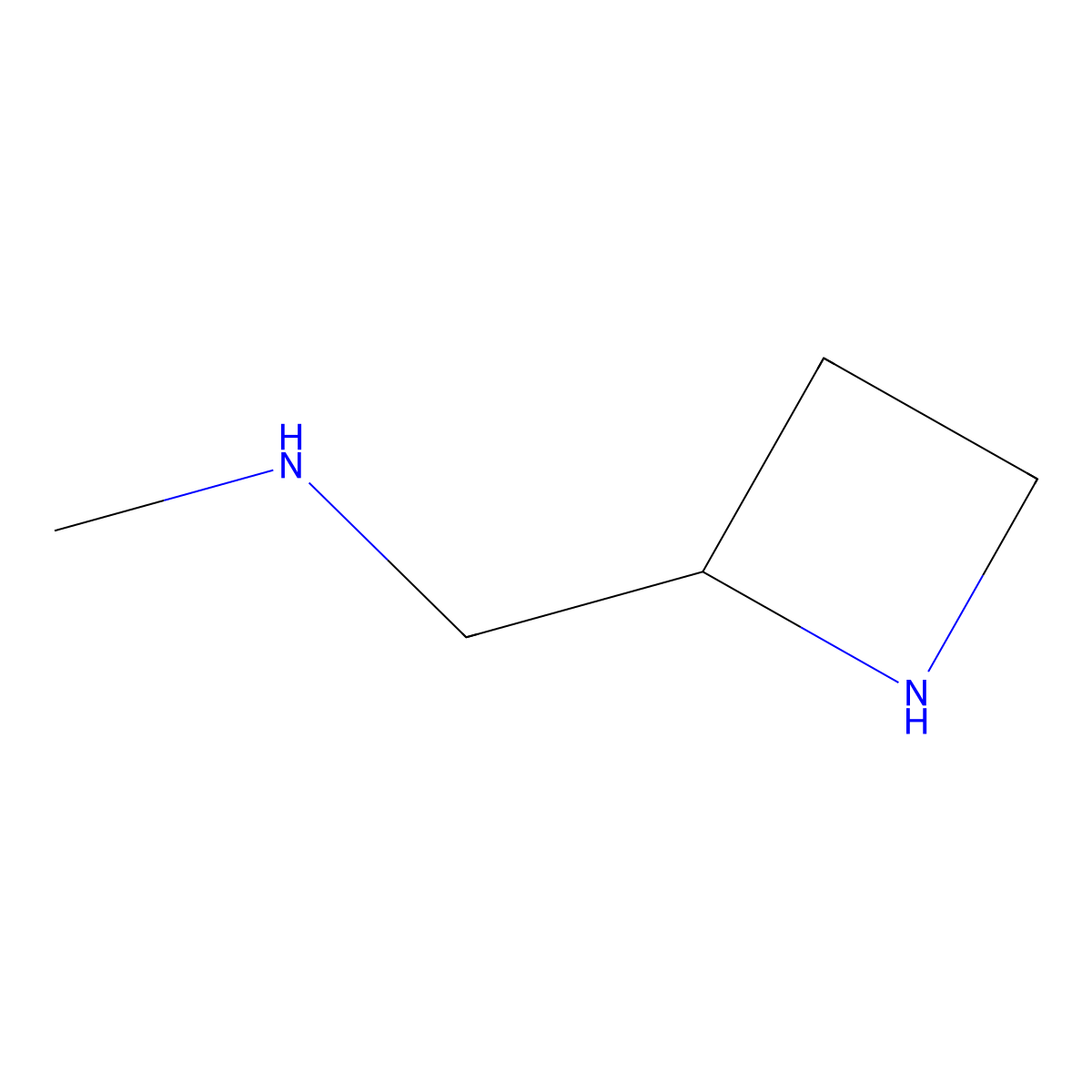 [(Azetidin-2-yl)methyl](methyl)amine molecular structure, CAS 227030-58-2