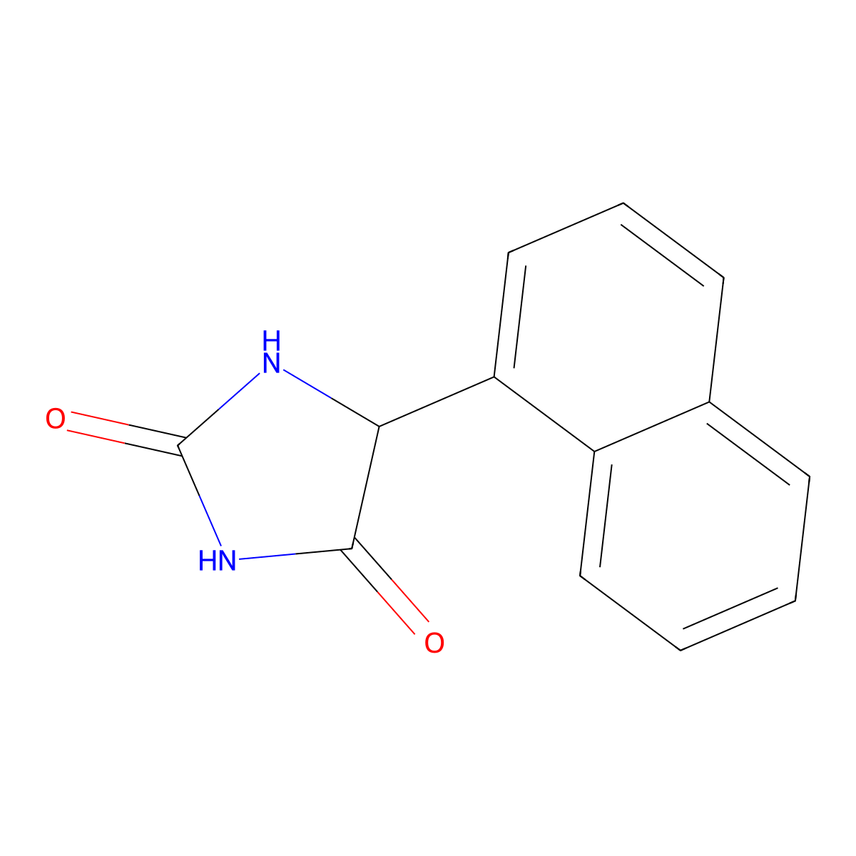 5-(Naphthalen-1-yl)imidazolidine-2,4-dione molecular structure, CAS 22706-10-1
