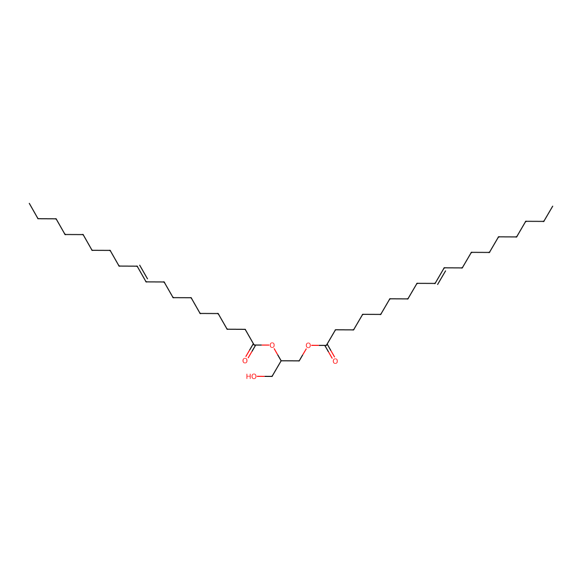 (Z)-3-Hydroxypropane-1,2-diyl dioleate molecular structure, CAS 2270836-23-0