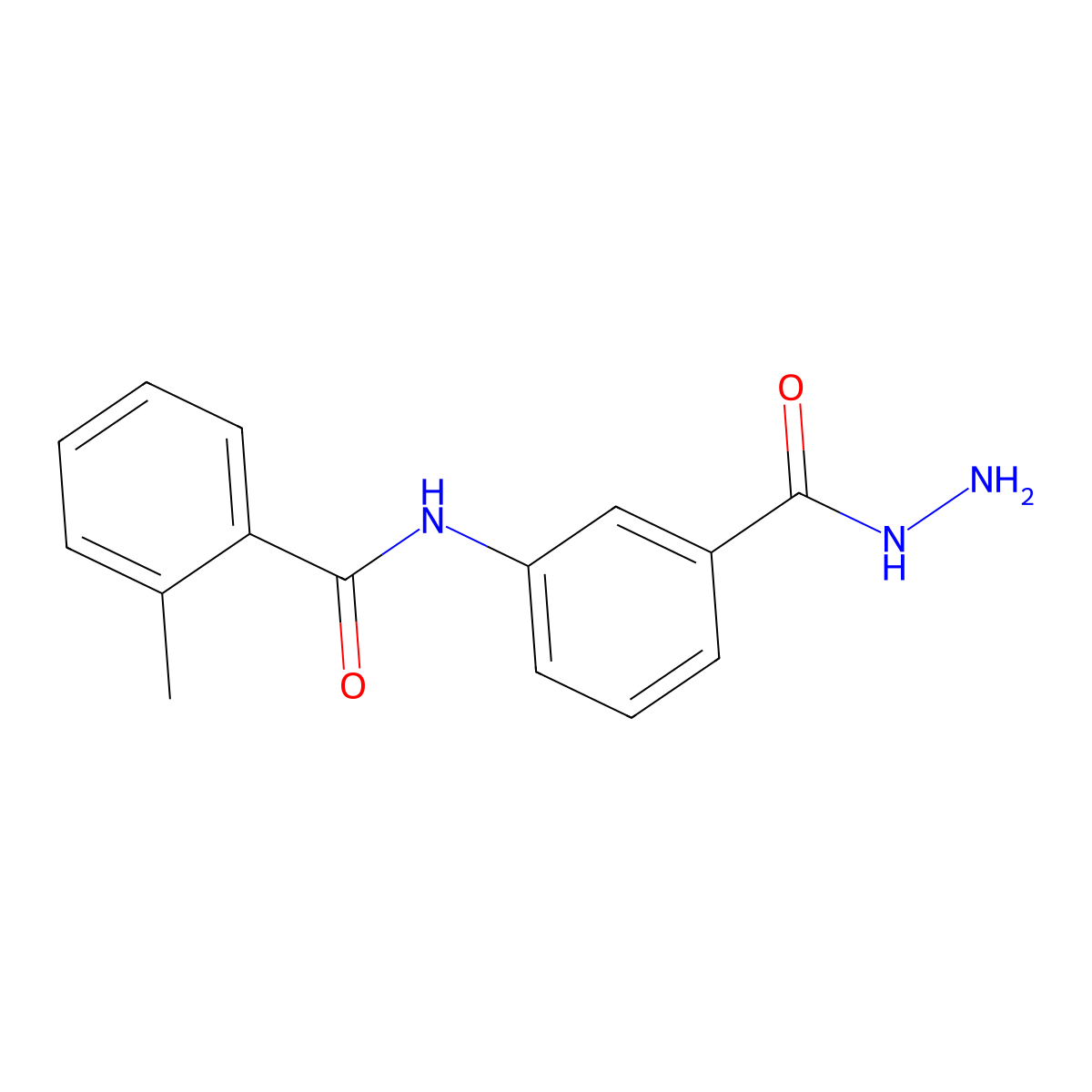 N-[3-(Hydrazinocarbonyl)phenyl]-2-methylbenzamide molecular structure, CAS 2270909-33-4