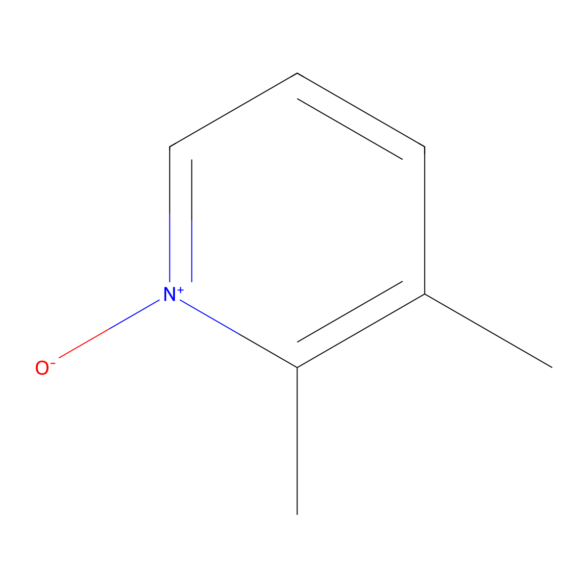 Pyridine, 2,3-dimethyl-, 1-oxide molecular structure, CAS 22710-07-2
