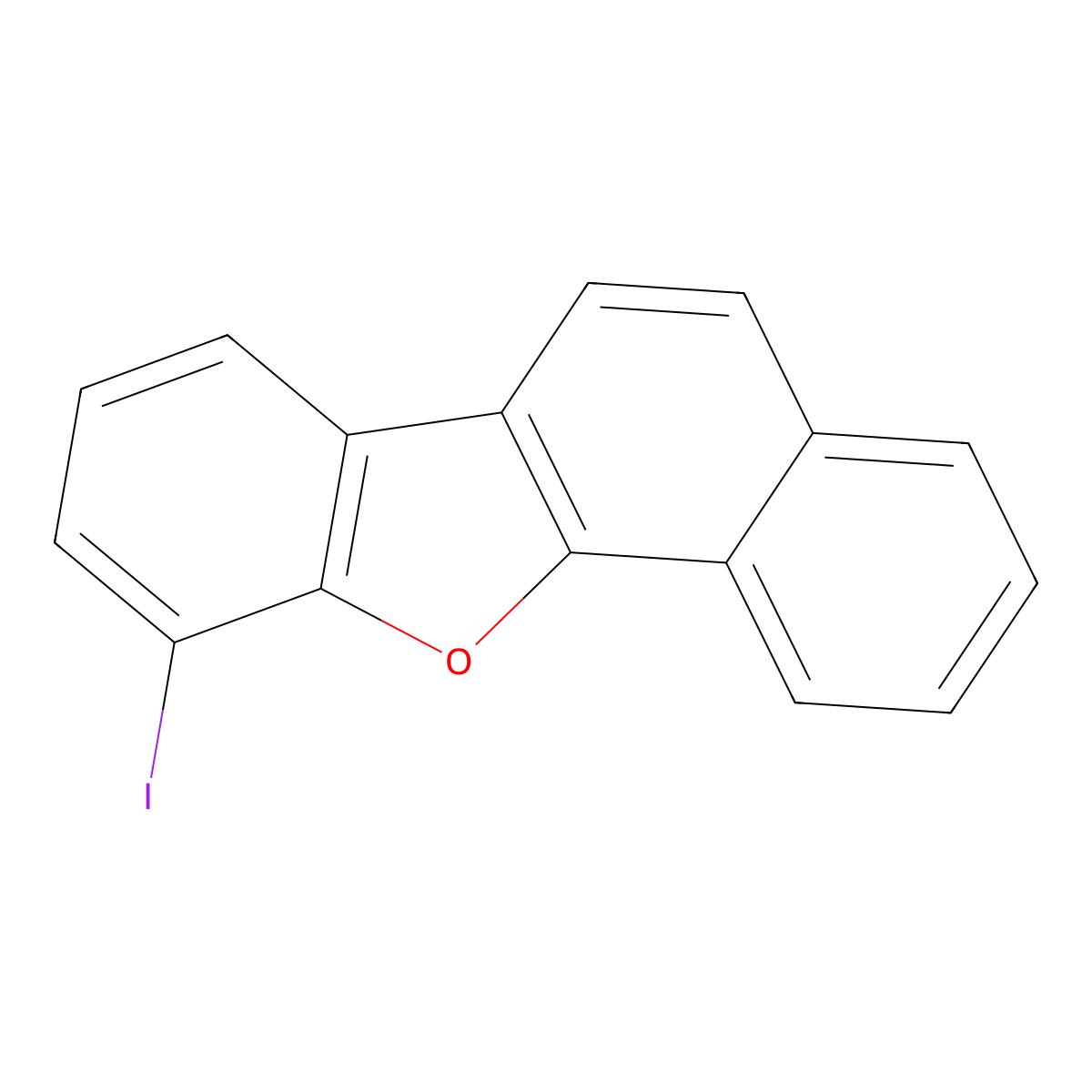 10-Iodonaphtho[1,2-b]benzofuran molecular structure, CAS 2271091-82-6