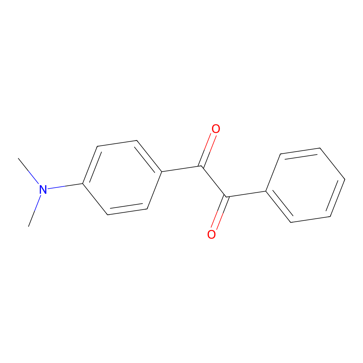 1-[4-(Dimethylamino)phenyl]-2-phenylethane-1,2-dione molecular structure, CAS 22711-20-2