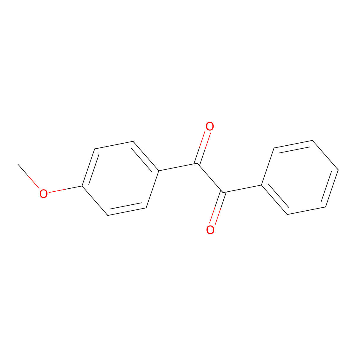 1-(4-Methoxy-phenyl)-2-phenyl-ethane-1,2-dione molecular structure, CAS 22711-21-3