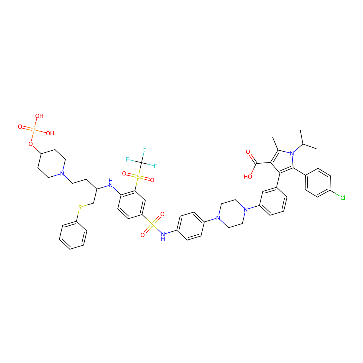 Foselutoclax molecular structure, CAS 2271269-01-1