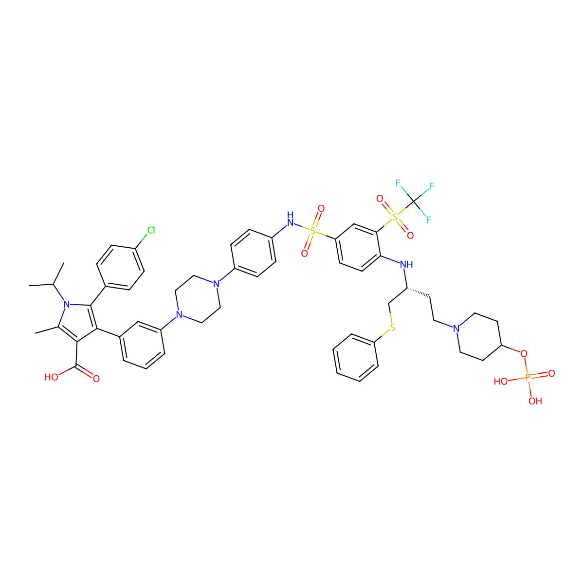 Foselutoclax molecular structure, CAS 2271269-01-1