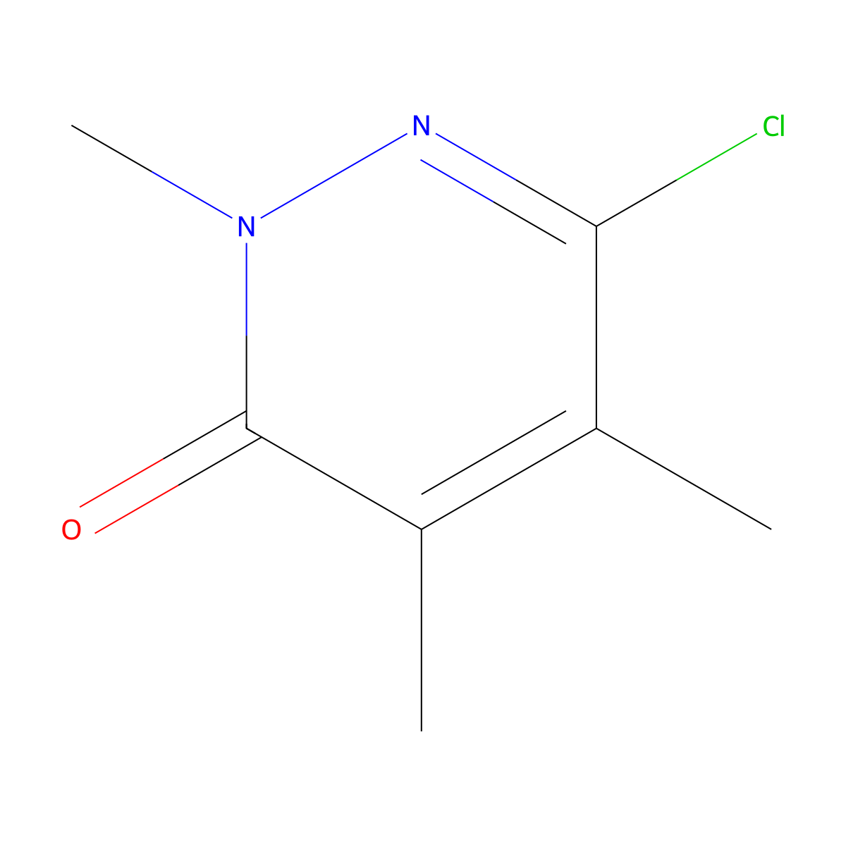 6-Chloro-2,4,5-trimethyl-2,3-dihydropyridazin-3-one molecular structure, CAS 2271388-58-8