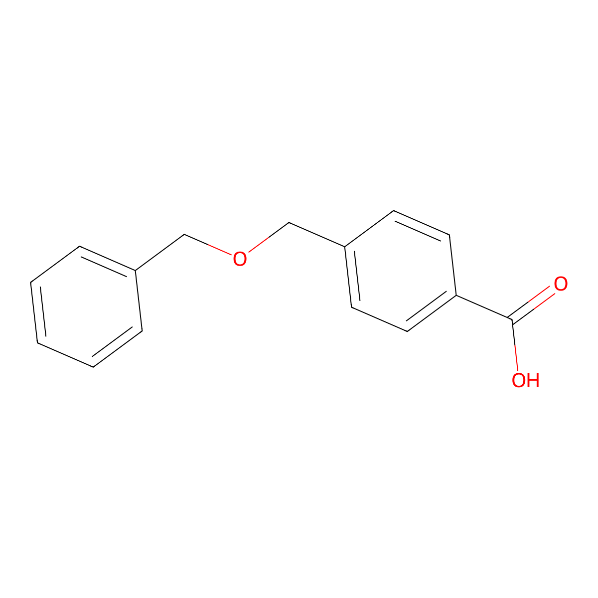 4-[(Phenylmethoxy)methyl]benzoic acid molecular structure, CAS 22714-44-9