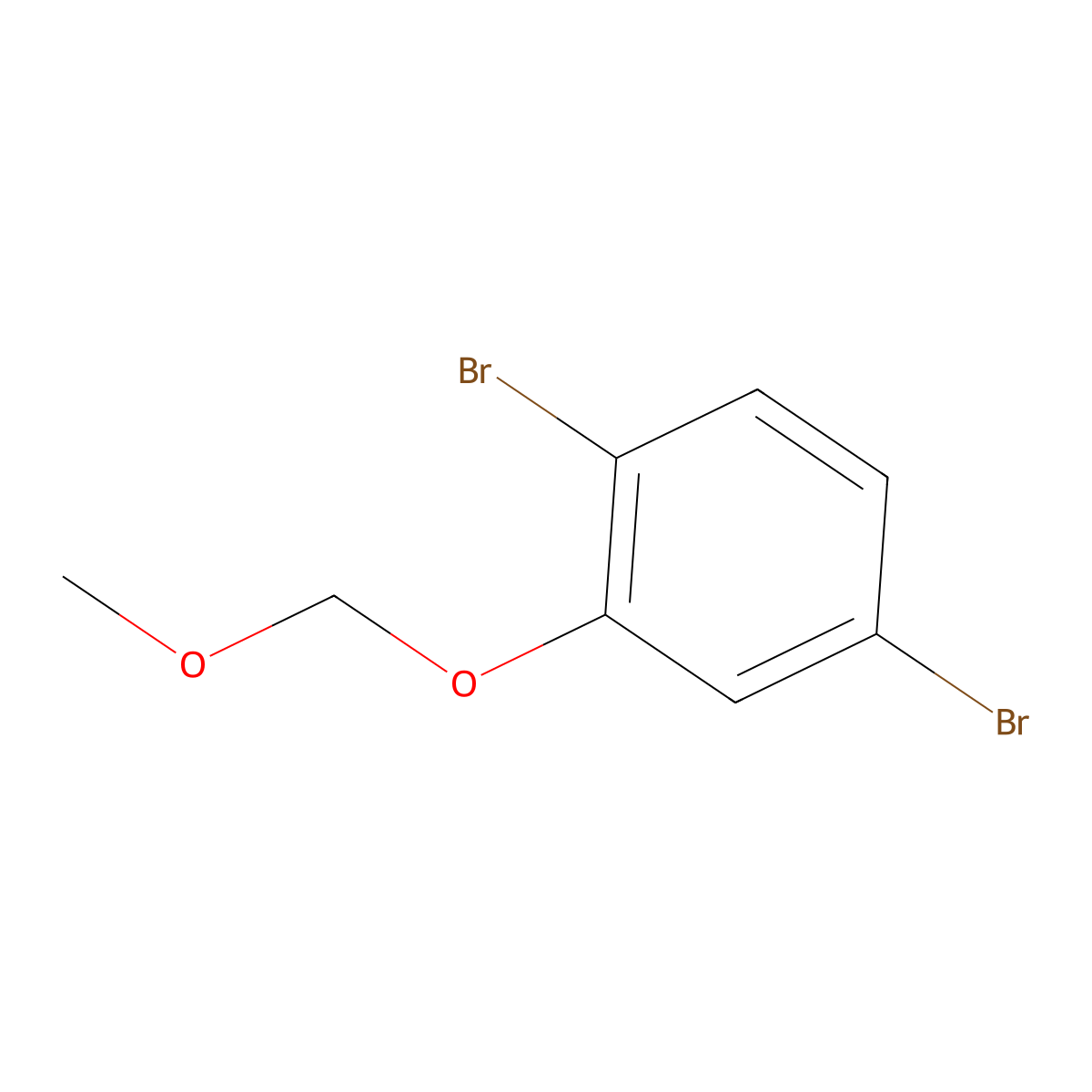 2,5-Dibromo-1-(methoxymethoxy)benzene molecular structure, CAS 2271442-85-2