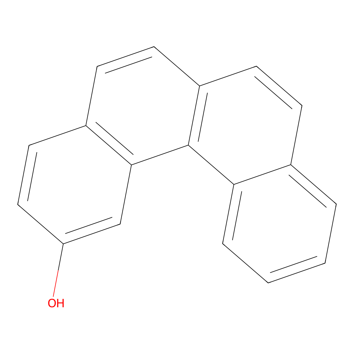 Benzo[c]phenanthren-2-ol molecular structure, CAS 22717-94-8