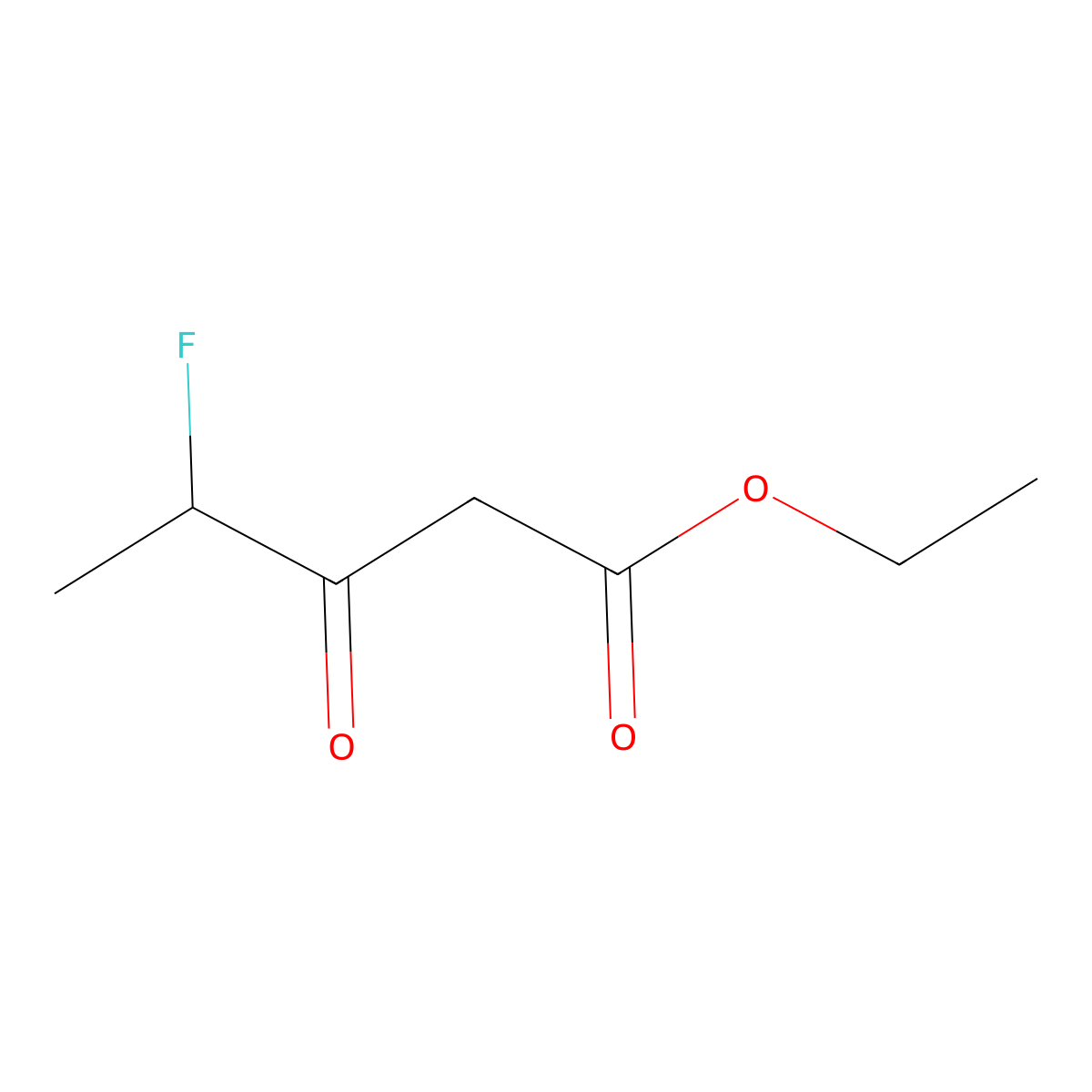 Ethyl 4-fluoro-3-oxopentanoate molecular structure, CAS 227184-02-3