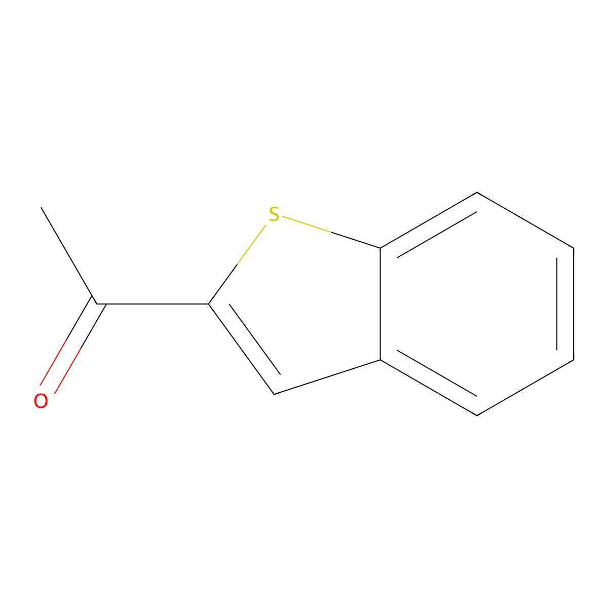 2-Acetylbenzothiophene molecular structure, CAS 22720-75-8