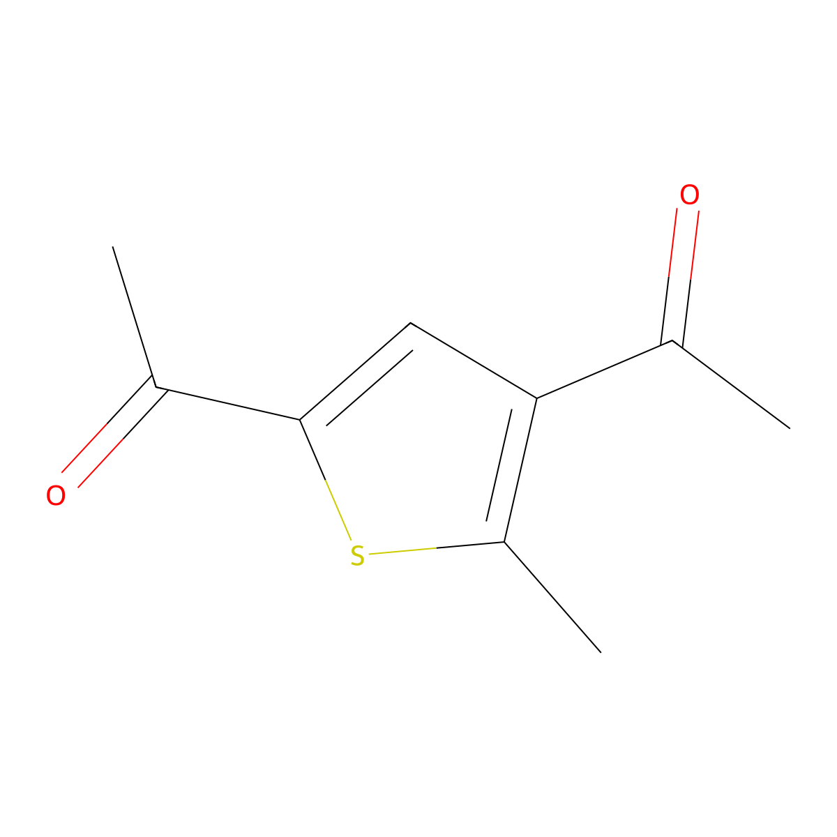 1,1'-(5-Methylthiene-2,4-diyl)di(ethan-1-one) molecular structure, CAS 22720-76-9