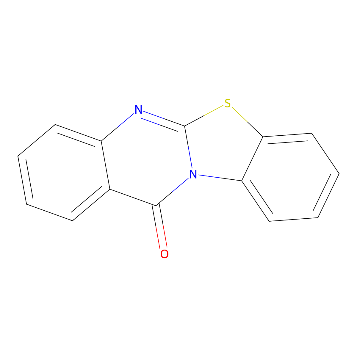12H-[1,3]benzothiazolo[2,3-b]quinazolin-12-one molecular structure, CAS 22721-43-3