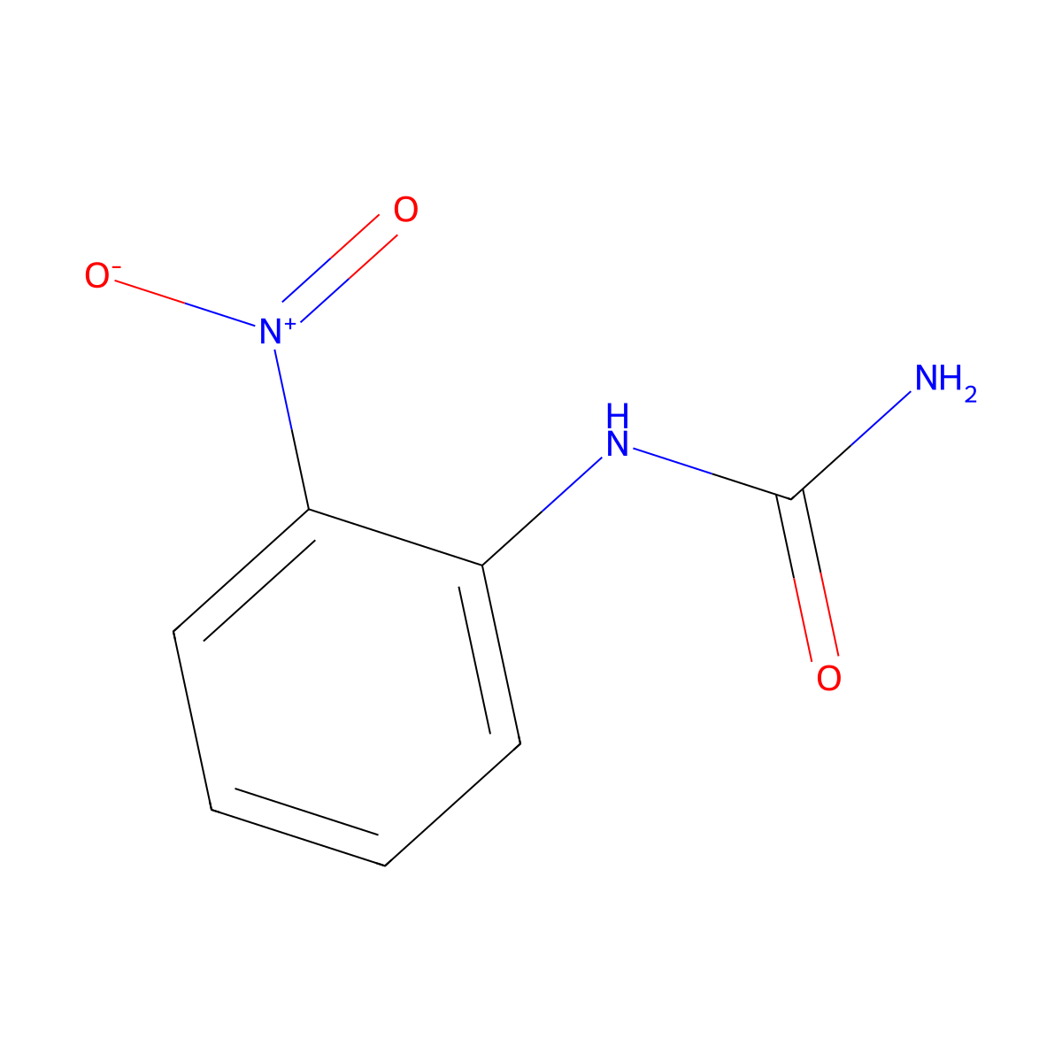 (2-Nitrophenyl)urea molecular structure, CAS 2273-04-3